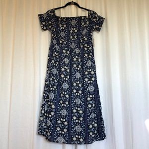 off the shoulder midi dress